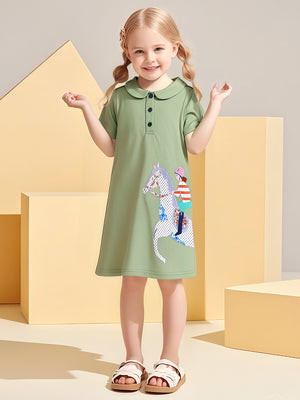 Kids & Toddlers Polo Horse Rider Dress