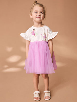 Toddler & Kids Ballerina Dream Tulle Dress for Girls