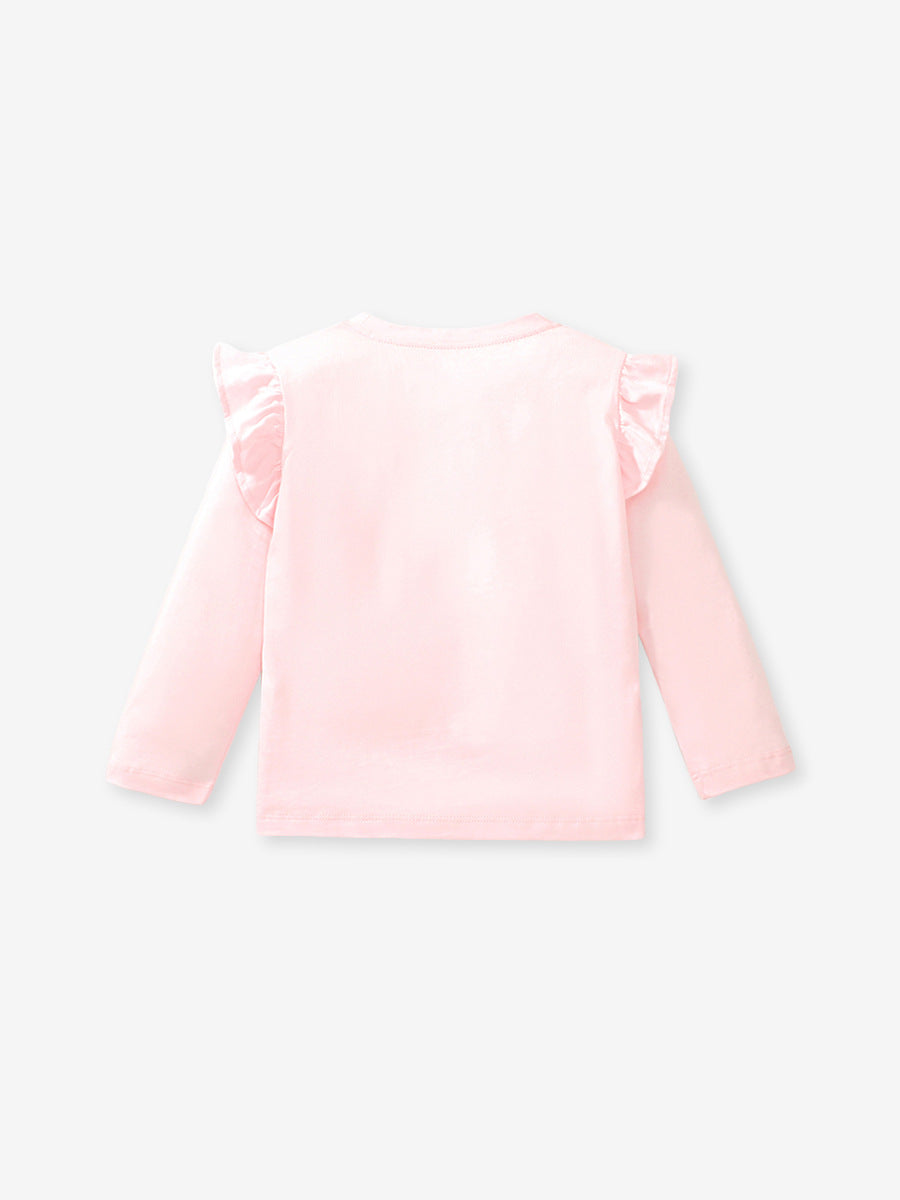 Toddler & Kids White Bunny Ballerina Sweatshirt - Yarafly