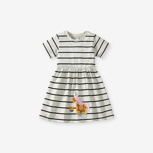 Kids & Toddlers Striped Giraffe Dress