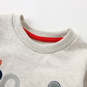 Toddler & Kids Cream Roarsome Dinosaur Sweatshirt – Fun Dino Top - Yarafly