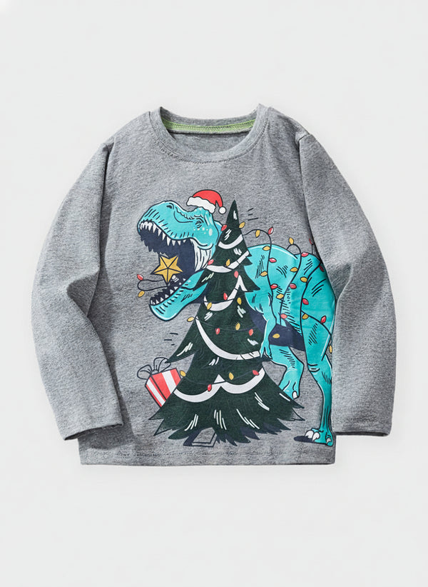 Christmas Sweatshirt for Toddler and Kids Boys - Long Sleeve Pullover