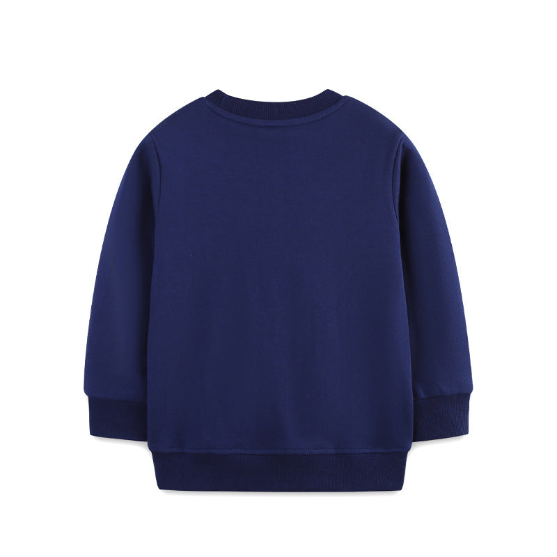 Toddler & Boys Navy Airplane Sweatshirt (2T–7T)