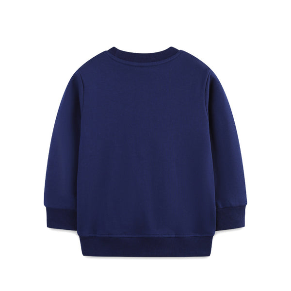 Toddler & Boys Navy Airplane Sweatshirt (2T–7T)