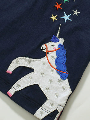 Toddlers & Kids Unicorn Polo Shirt