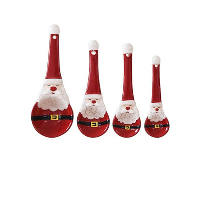 Christmas Ceramic Collection: Santa & Reindeer Holiday Tableware - Yarafly 