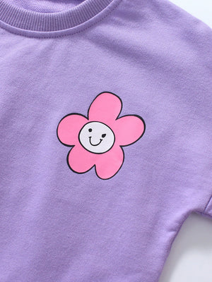 Toddlers & Kids Smiling Flower Outfit