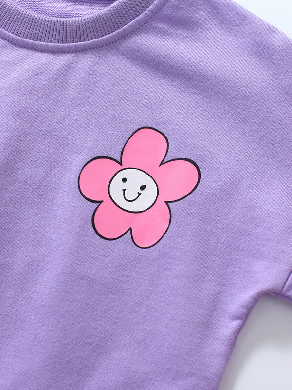 Toddlers & Kids Smiling Flower Outfit