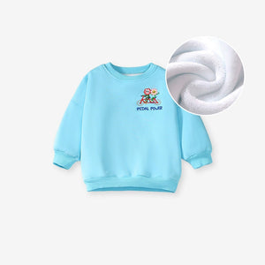 Toddlers & Kids "Pedal Power" Sweatshirt Outfit