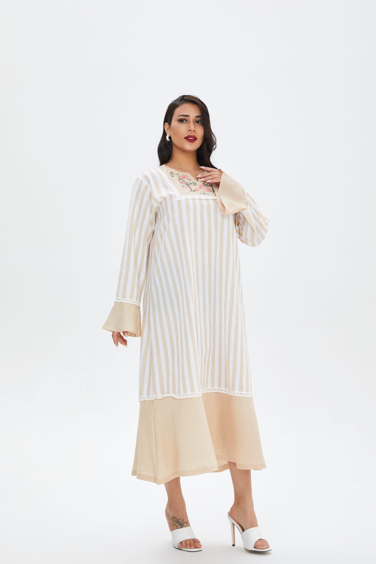 Le Havana Midi Ruffle Dress - Yarafly 