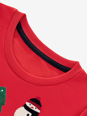 Red Christmas Sweater for Toddler and Kids Boys & Girls - Long Sleeve