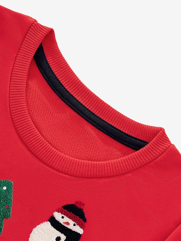 Red Christmas Sweater for Toddler and Kids Boys & Girls - Long Sleeve