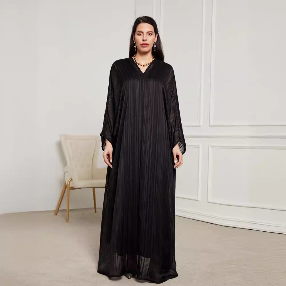 Salama Two-Piece Abaya Dress - Yarafly 