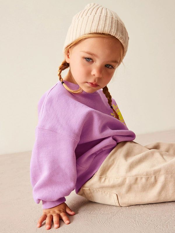 Toddlers & Kids "Naturally Summer" Sweatshirt for Girls