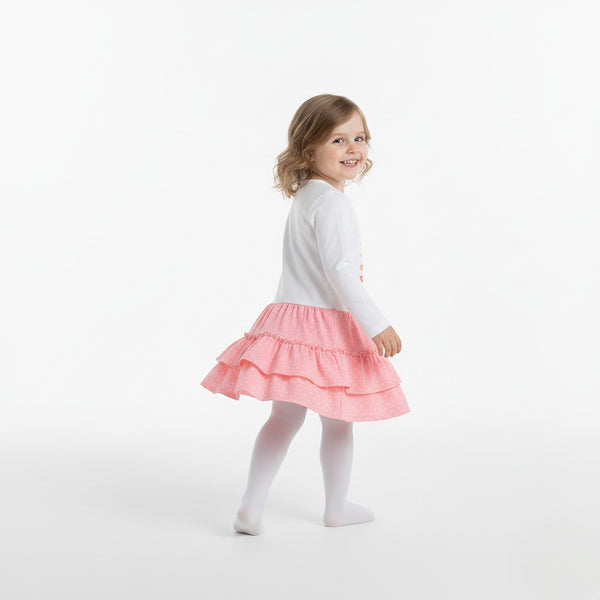 Toddler Kids Girls Christmas Tree Long Sleeve Dress