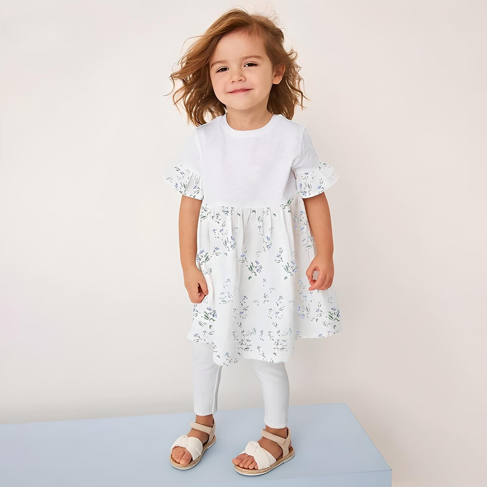 Toddlers & Kids Floral Ruffle Dress