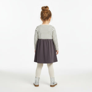 Girls Autumn Long Sleeve Embroidered Princess Dress - Sizes 2T to 7T
