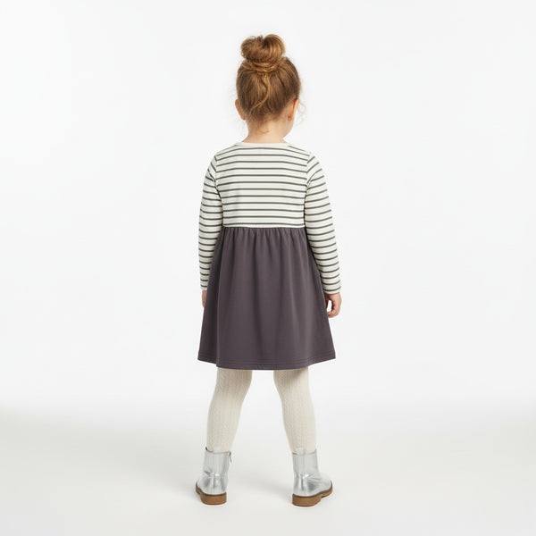 Girls Autumn Long Sleeve Embroidered Princess Dress - Sizes 2T to 7T