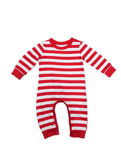 Family Matching Christmas Pajamas | Santa & Stripes PJs | Holiday Sets - Yarafly 