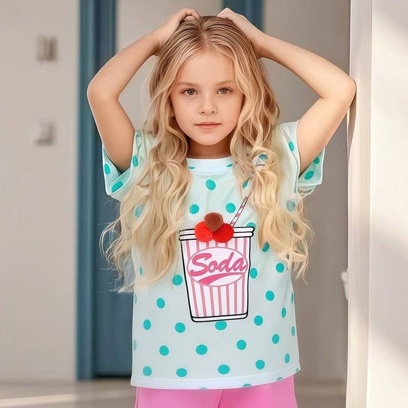 Kids & Toddlers Soda Pop Polka Dot T-Shirt