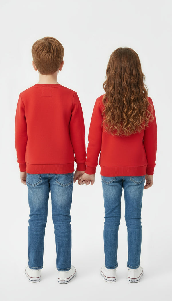 Red Christmas Sweater for Toddler and Kids Boys & Girls - Long Sleeve