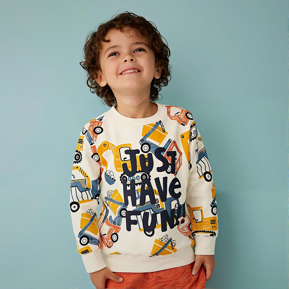 Toddler & Kids "Just Have Fun" Graphic Sweatshirt - Yarafly